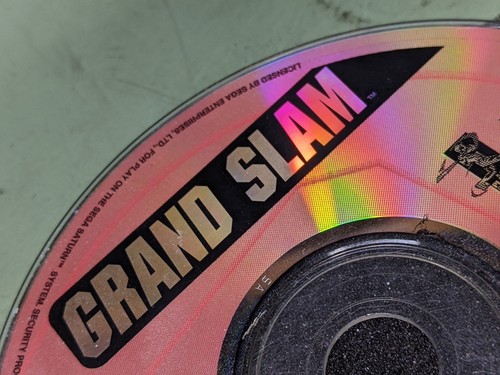 Disco y manual Grand Slam Sega Saturn - Imagen 5 de 5