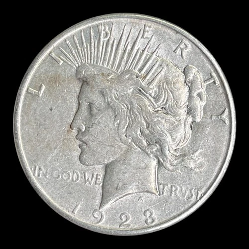 1923-S Peace Silver Dollar, XF