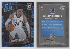 2017 Panini Donruss Optic Rated Black Velocity Prizm /39 Dillon Brooks Rookie RC