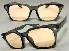 Men's Classic Elegant Vintage Retro Hardcore Biker SUNGLASSES Large Gray Frame