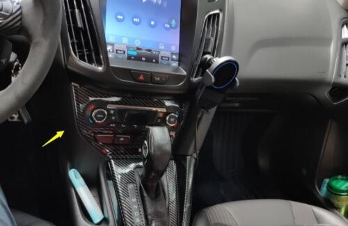 For Ford Focus AC Switch Panel Trim Carbon Fiber 1PCS 2012-2014 Central Console - Picture 7 of 7