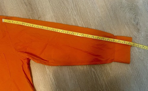 Tommy Hilfiger Shirt Mens Large Red Orange Button Down BlockShort Sleeve Cotton - Picture 11 of 15