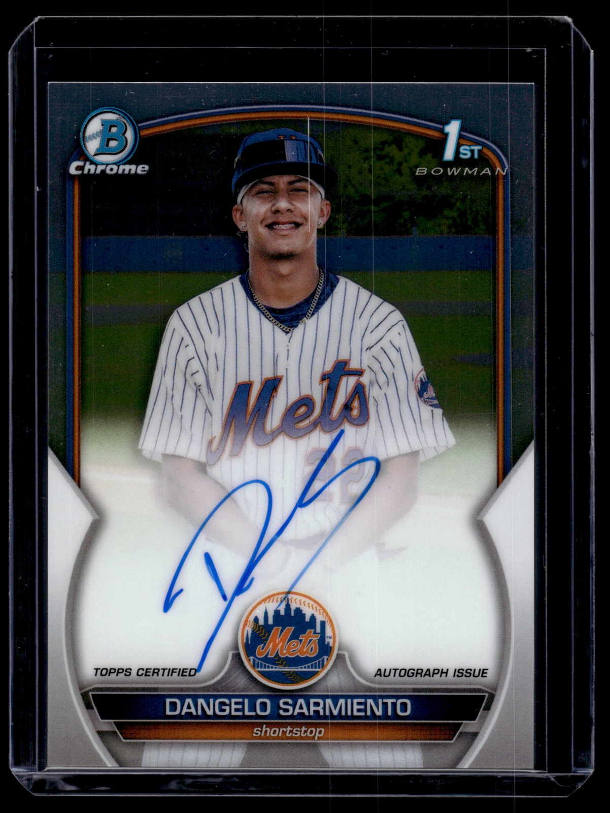 Dangelo Sarmiento 2023 Bowman Chrome Autograph Auto Card #CPA-DSA