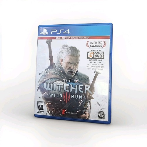 The Witcher 3: Wild Hunt (Sony Playstation 4, PS4) Game + Map