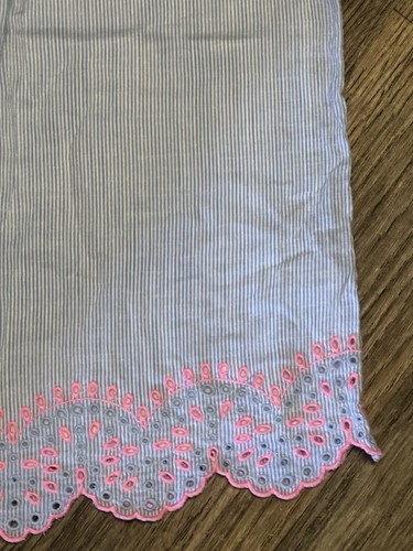 Vineyard Vines Girls Flutter Sleeve Dress Size 12 Blue And Pink - Picture 6 of 22