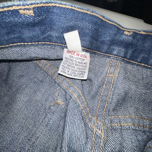 Vintage Calvin Klein Made in USA Jeans Mens Size 36”x34” Dark Blue Straight Leg - Picture 6 of 7