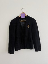 embroidered Black Jacket. Vintage looking. Very nice. Size Small