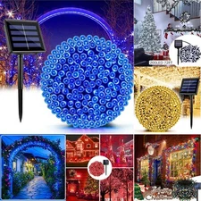 Solar String Light LED Lights Waterproof Fairy Outdoor Garden Party Xmas Decor
