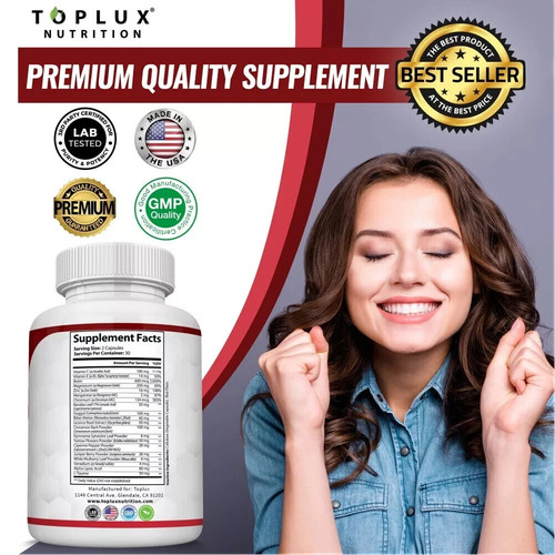 SUCCHERO NEL SANGUE Miscela Supporto Acido Alfa Lipoico Cannella 20 Erbe Complesso 2PCS+1 - Foto 3 di 17