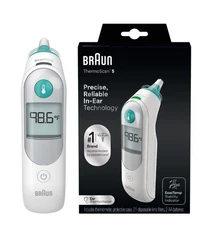 Braun ThermoScan 5 Ear Thermometer, ExacTemp Stability Indicator  **NEW**