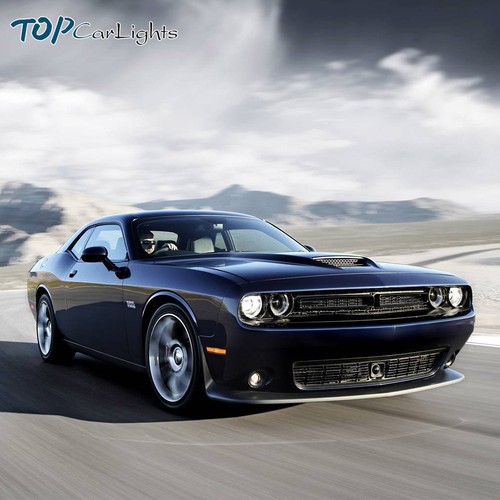 Juego de pares de faros VLAND RGB DRL para Dodge Challenger 2015-2023 luces delanteras - Imagen 19 de 22