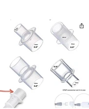 CPAP Tube Connector  Adapter Fits Standard Tubing  Oxygen Hose 0.6,0.9 inches