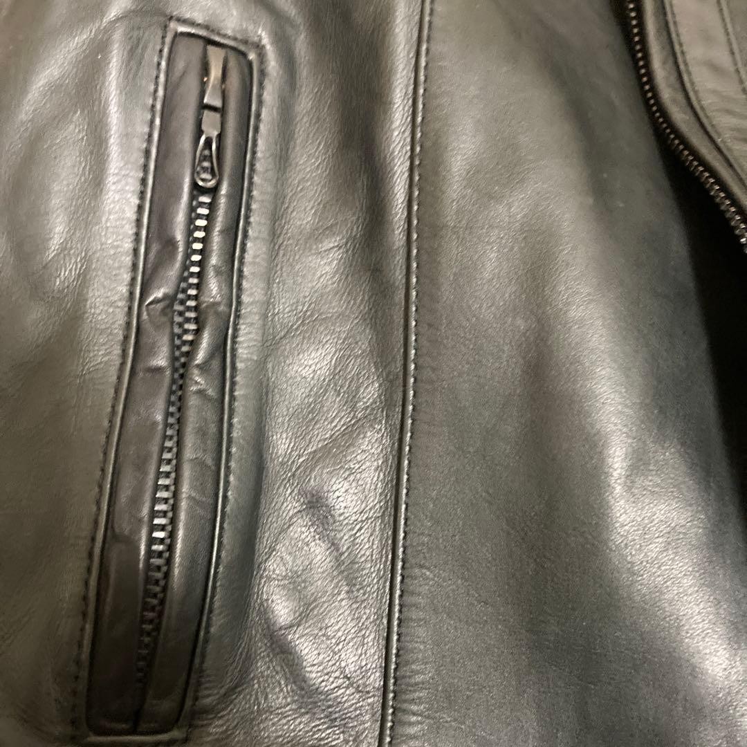 Shellac rider's leather jacket lamb - image 4