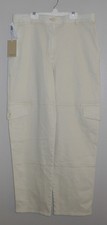 NWT - Women's Wilfred Free Maeve Cargo Utility Pants High-Rise Birch - SIZE 12