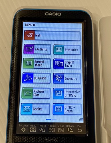 Casio Classpad II fx-CP400 Calculator with Stylus and Cover - Picture 9 of 17