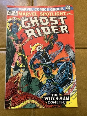 MARVEL SPOTLIGHT ON... THE GHOST RIDER #8 Comic Book FEBRUARY 1973