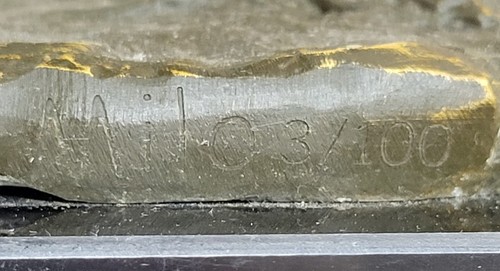 Lo último Escultura de Bronce Fundido Estatua de Dama y Caballo Arte Firmado Milo Coleccionable - Imagen 10 de 10