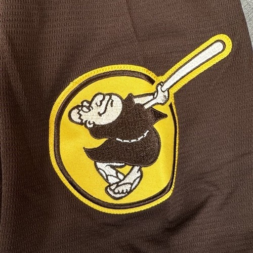 San Diego Padres Jersey Manny Machado #13 Mens Extra Large Brown Nike NWT - Picture 3 of 11