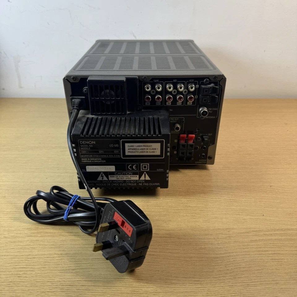 Denon UD-M5 Hi-FI Amp Tuner CD Changer FAULTY Error Spares Or Repairs - Image 4 of 4