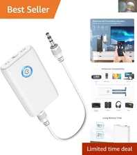 Bluetooth 5.3 Wireless Adapter - Portable 2-in-1 Audio Receiver & Transmitter