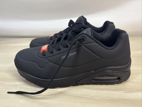 Skechers Street Los Angeles With Air Cooled Mem Foam Size 9 Wide Black SN 52458W - Picture 3 of 8