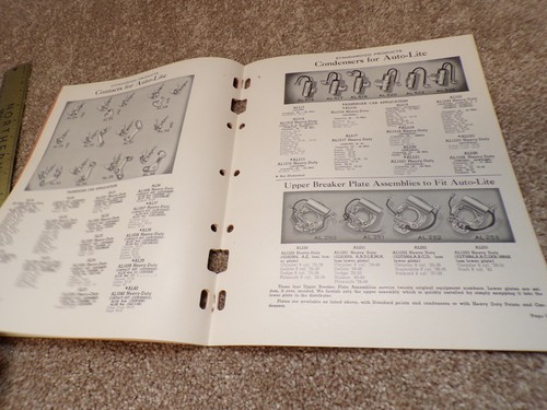 Vtg 1953 Standardizd Ignition Service Parts , Specs Catalog for AUTO-LITE - Picture 5 of 9