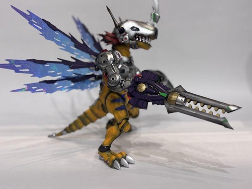 Metal Greymon Fertigmodell - Gradation Paint Custom, Digimon 9918et - Bild 7 von 17