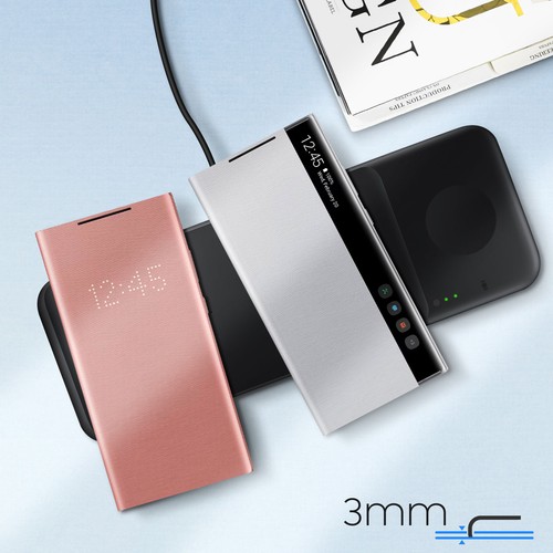 Chargeur Sans Fil Trio 9W Charge Rapide Voyants LED Original Samsung Noir - Photo 6 sur 6