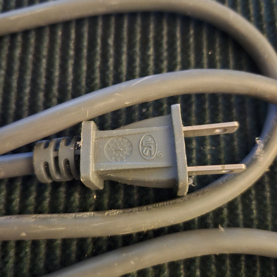 2 Prong AC Power Cord Cable For Sony PS4 Pro CUH-70xx PlayStation 4 Pro Xbox One - Image 3 of 4