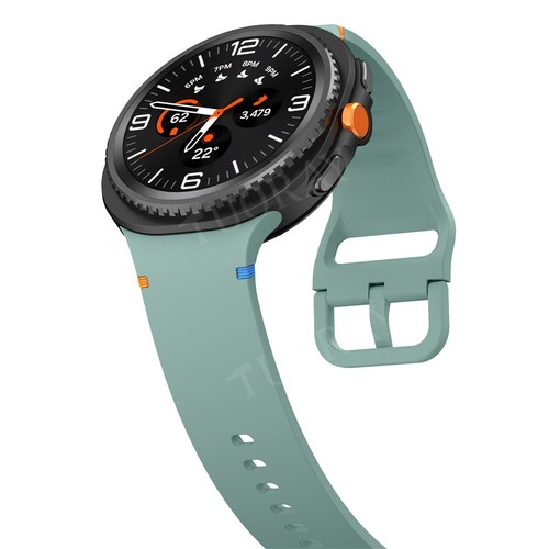 Silicone Nylon Wristband Strap for Samsung Galaxy Watch 8 40 44mm 8 Classic 46mm - Picture 205 of 679