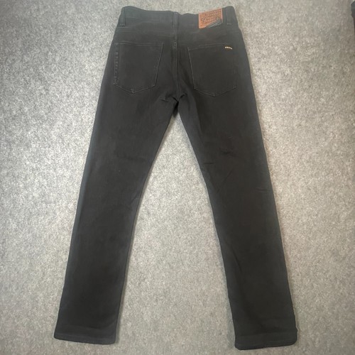 Volcom Solver Modern Straight Mens Jeans Size 30 W30 L32 Reg Black Soft Denim - Picture 3 of 16