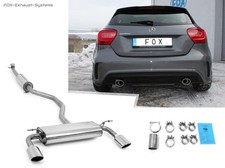 Edelstahl Duplex Sportauspuff-Komplettanlage ab Kat. Mercedes A-Klasse W176