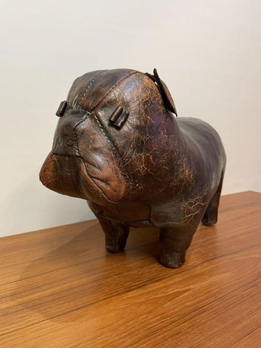 OMERSA Vintage Footstool Bulldog 55x35cm (please read) - Picture 1 of 10