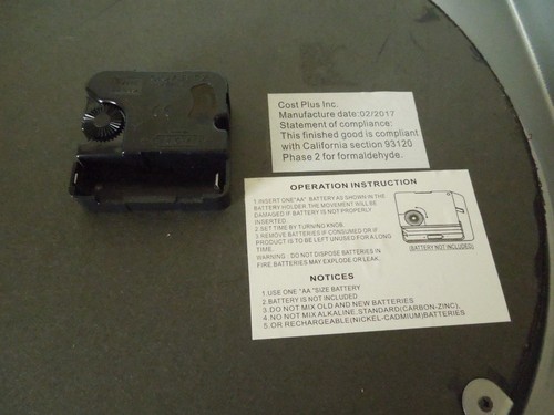 Vintage Style Coca Cola Wall Clock 15" Square Metal Frame Glass Lens Made in USA - Picture 12 of 14