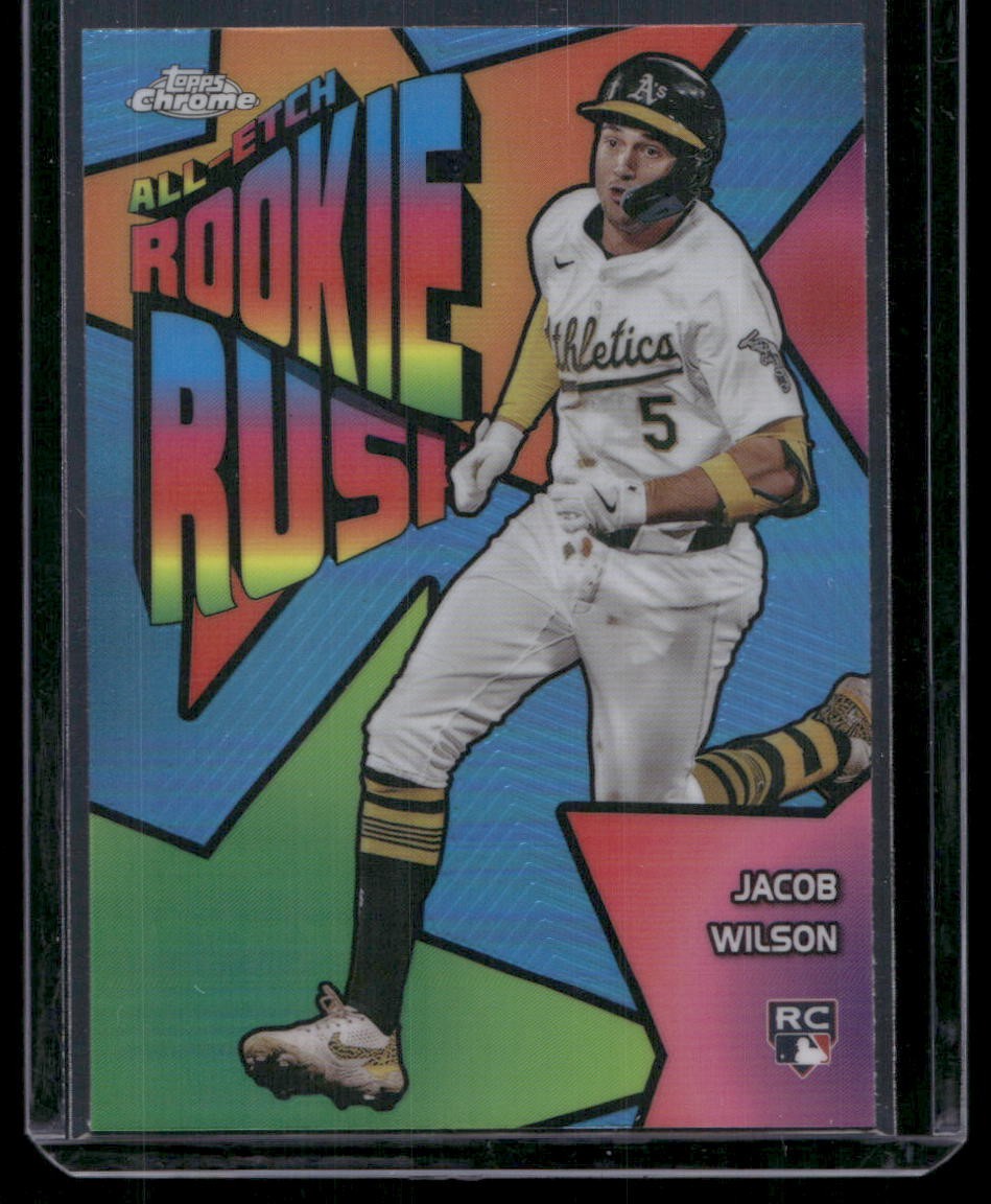 2025 Topps Chrome - Chrome All-Etch Rookie Rush #CERR-6 Jacob Wilson