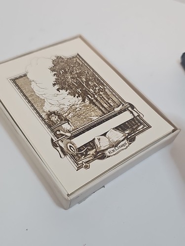 Vintage Crane's Engraved Bookplates. Exlibris. 36 Ct. Box Opened, Plates Unused - Picture 3 of 4