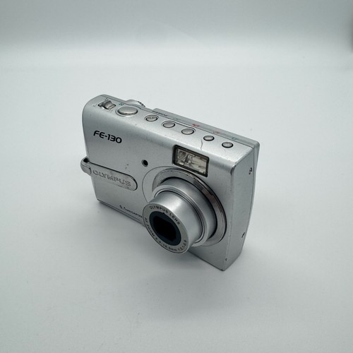 Olympus FE-130 5.1 MP Digital Camera Compact Point & Shoot Y2K Tested Working - Picture 2 of 10