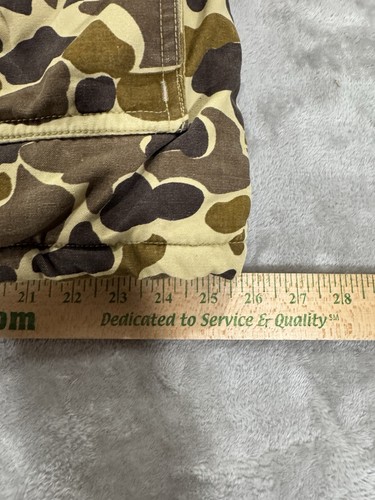 Avid Outdoor Parka Jacket Camo Canvas Extreme Weather Zip Off Hood Duck Ripped - Picture 11 of 24