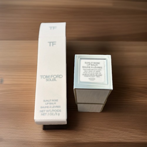TOM FORD Soleil Sunlit Rose Lip Balm Full Size NIB .1 Oz