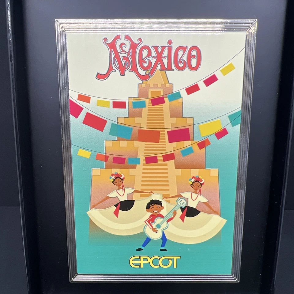 Walt Disney Imagineering, Wdi Epcot Mexico Jumbo Poster Pin, LE 250 Coco Miguel - Image 3 of 4