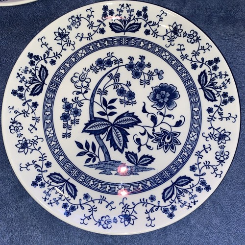 Blaue Zwiebelteller, 5 Teller 9" rund - Bild 2 von 10