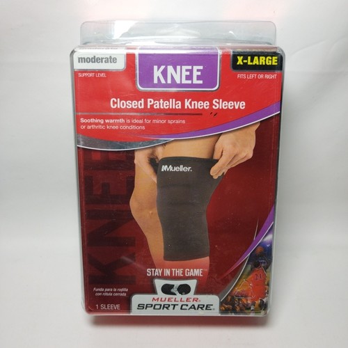 Mueller Closed Patella Knee Sleeve X-large Left Right Moderate Support Sprain - Picture 1 of 7