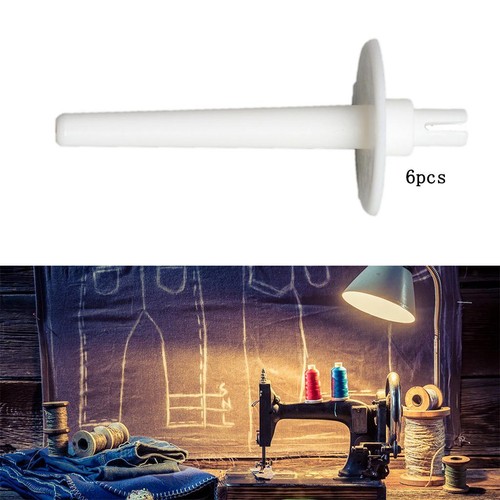 6x Spool Pins Home Sewing Machine Accessories Bobbin Embroidery Stand Holder - Picture 5 of 7