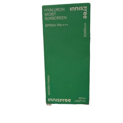 Innisfree Hyaluron Moist Sunscreen SPF 50+ PA++++ Korean Cosmetics 1.69 oz. 50ml