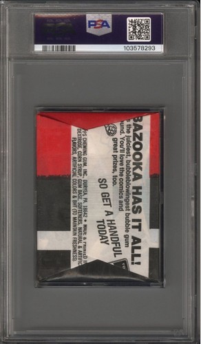 1982 Topps E.T. Wax Pack Graded PSA 9 MINT - Picture 2 of 2