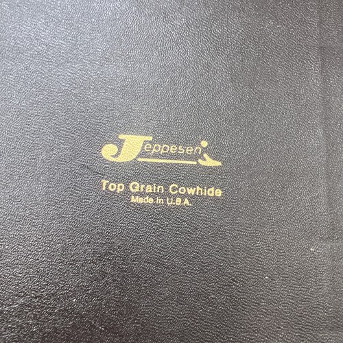 Jeppesen Airway Manual American Airlines NAMED Genuine Leather Vintage - Picture 6 of 18