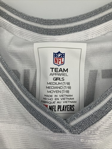Camiseta blanca para niña Rhamondre Stevenson #38 New England Patriots NFL MEDIANA NUEVA CON ETIQUETAS - Imagen 5 de 7