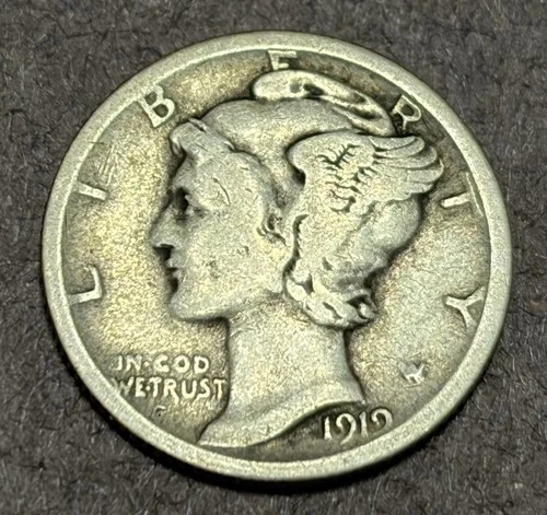 1919-S Mercury Dime VG
