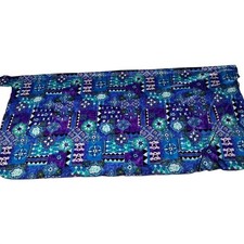 Jantzen Swim Skirt Wrap Cover Up Approx 23"x43.5" Blues Tie Closure