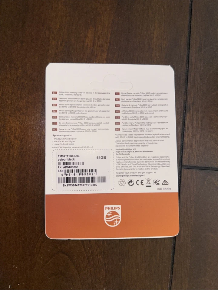 PHILIPS UHS-I MicroSD Card Ultra Speed 64GB FM32TF064B/93 - Image 2 of 2